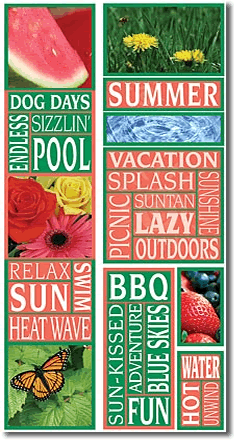 Photo Banner Stickers - Summer  