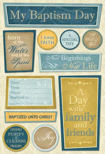 Karen Foster Stickers - Baptism