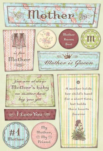 Karen Foster Stickers - My Mother
