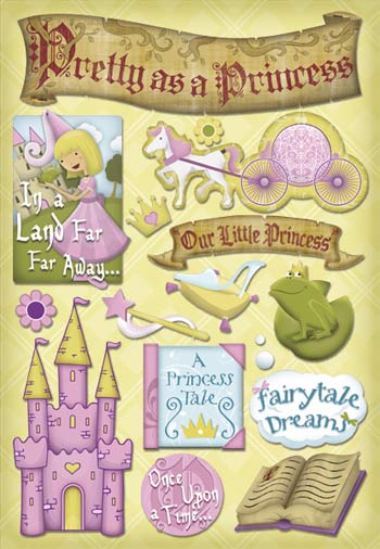 Karen Foster Stickers - A Princess Tale