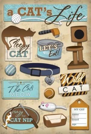 Karen Foster Stickers - A Cats Life