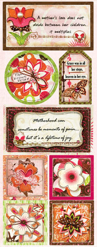 Bo Bunny Vicki B Mother Knows Best Stickers