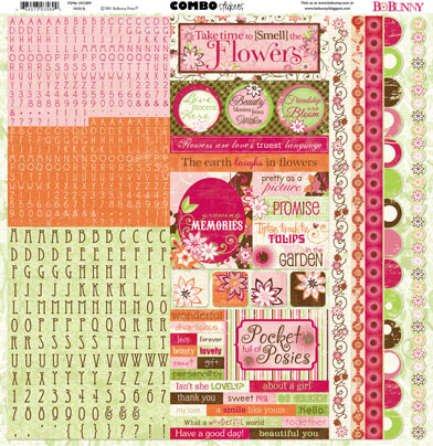 Bo Bunny Vicki B - Combo Stickers