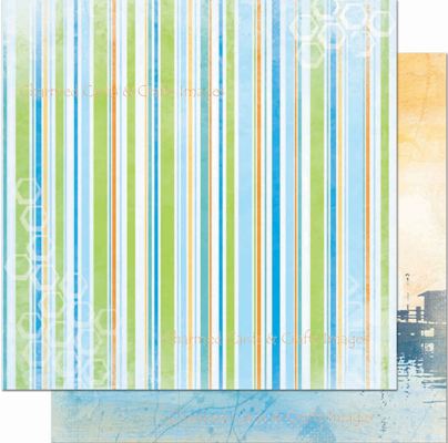 Bo Bunny Barefoot & Bliss - Stripe