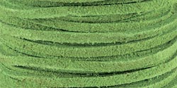 Solid Suede Lace - Lime Green