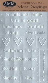 All My Memories Metal Sayings - Simply Abundance
