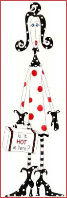 Stamps Happen -  Is It Hot In Here? (Dolly Mama)