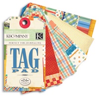 K&Co Hopscotch Boy Tag Pad