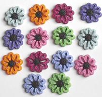 Dress It Up - 2 Part Black Center Flower 