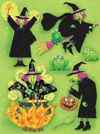 K&Co Halloween Witch Grand Adhesions