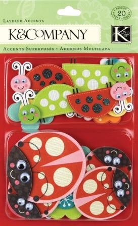 K&Co Layered Accents - Ladybug