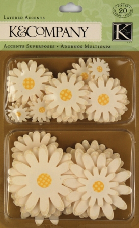 K&Co Layered Accents - Daisies