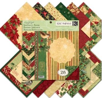 K&Co Glad Tidings 12x12 Speciality Pad