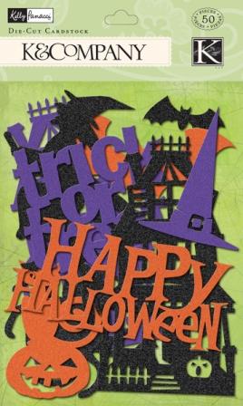 K&Co Halloween Glitter Die-Cuts (622463)