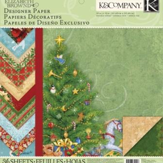 K & Co Visions of Christmas 12x12 Designer Paper Pad