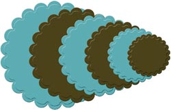 Nestabilities Dies - Classic Scallop Circle Large (6 Dies)(124)
