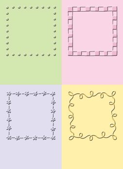 Cuttlebug Embossing Folder - Decorative Squares (37-1542)
