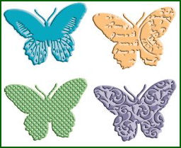Cuttlebug Tag Team Combo - Butterflies (37-1651)