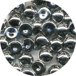 Metallic Silver Dew Drops