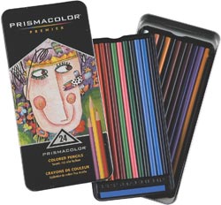 Prismacolor Premier Colored Pencil Set 24/Tin