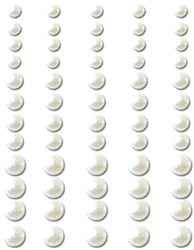 Queen & Co Self-adhesive Pearls - Snowflakes