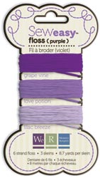 We R Memory Keepers Sew Easy Floss- Purple (26 yards)