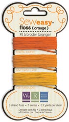 We R Memory Keepers Sew Easy Floss- Orange (26 yards)