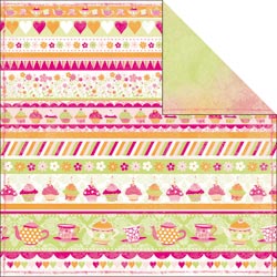 Kaisercraft Candy Lane Double-sided Paper - Strawberry Sundae