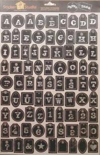 Black Leather Alpha Tags