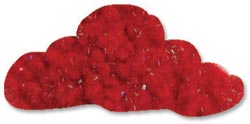 Sparkly Fluff - Rockstar Red