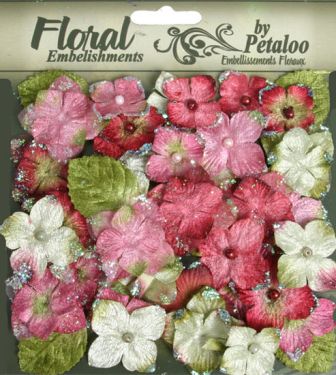 Petaloo Velvet Hydrangeas - Rose