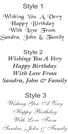 Personalised Stamps - 4 Lines