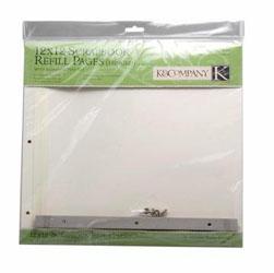 K&Co 12x12 Higed Re-Fill Pages