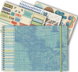 K&Co Sea Glass - Travel Journal Mini Book  Kit (534964)