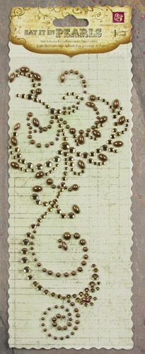 Prima Say it in Pearls & Crystals - brown (535810)