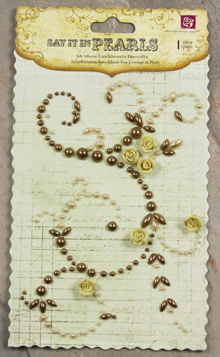 Prima Say it in Pearls & Roses - Swirl Brown (53597)