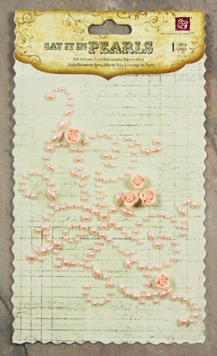 Prima Say it in Pearls & Roses - Corner Pink (535995)