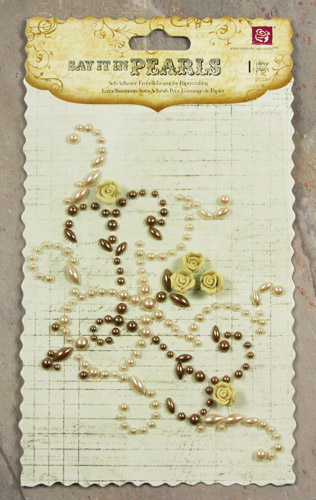 Prima Say it in Pearls & Roses - Corner Brown (536015)