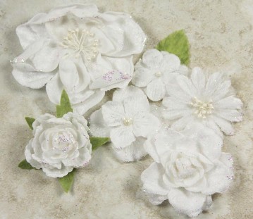 Prima Symphony Blend Flowers - White