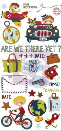Prima Road Trip Rub-Ons