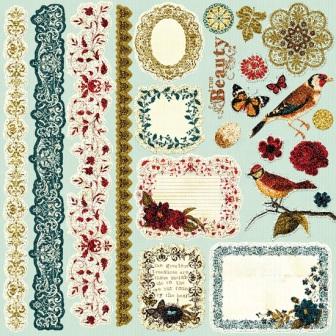 Prima Cardstock Stickers - Reflections