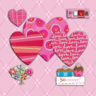 K&Co Light Ideas Valentine Hearts Grand Adhesions