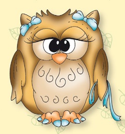 LeCreatief Clear Stamps - Owl Pipa