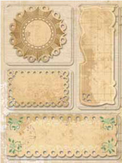 K&Co Margo Die-cut Cardstock Tags (567092)