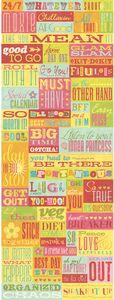 K&Co Wild Raspberry - Alphabet Glitter Stickers