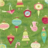 K&Co Peppermint Twist Paper - Holiday Cheer Glitter