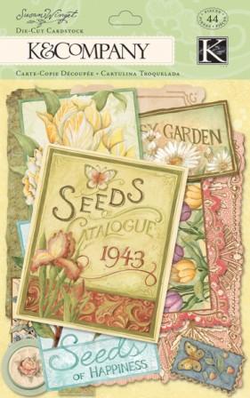 K & Company Spring Blossom - Seed Packet Die-Cut Cardstock