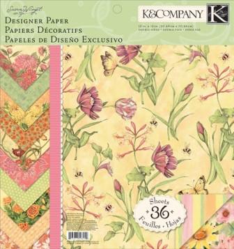 K & Company Spring Blossom  Designer Paper Pad