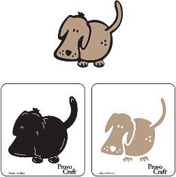 Cuttlebugkids 2-Step Dies - Dog