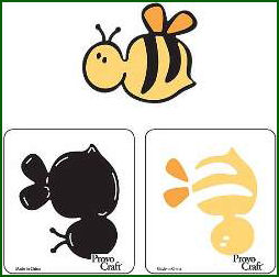 Cuttlebugkids 2-Step Dies - Bumblebee